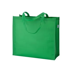 Borse Shopper Promozionali Eco-Friendly in R-PET con Manici Lunghi e Design Resistente con Soffietto - Product Image 5