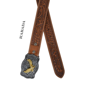 Cinturones de Cuero Auténtico para Mujer, Cinturones de Cintura de Cuero Auténtico, Hechos a Mano, Estilo Occidental, Marrón, Novedad - Product Image 4