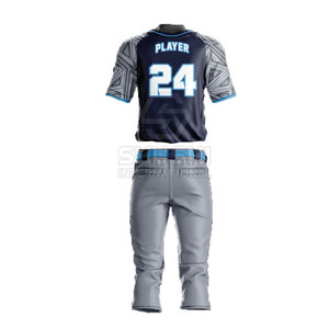 Conjuntos de uniformes de béisbol de alta calidad y color personalizado, ropa deportiva con logotipo personalizado para adultos de talla grande - Product Image 6