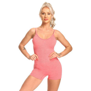 Nuevo conjunto de ropa activa de Fitness de talla grande al por mayor, mallas de Yoga de cintura alta de manga larga de Color sólido, sujetadores deportivos transpirables para - Product Image 2