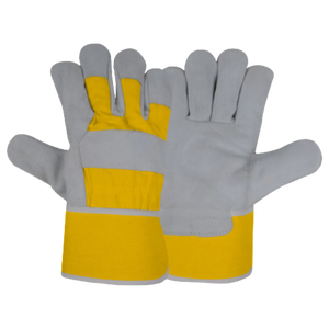 ถุงมือหนังวัวแยกชิ้นคุณภาพสูง, ถุงมือหนังป้องกันการก่อสร้างทนทานต่อการขัดถูเหมาะสำหรับงานทำสวน - Product Image 2