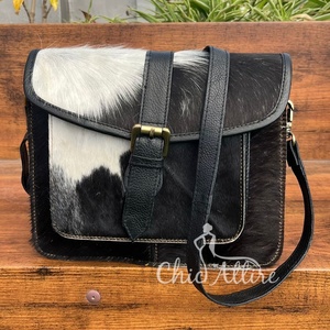 2025 fournisseur en gros sac à bandoulière pour femmes en peau de vache concepteur de luxe sacs à bandoulière en cuir véritable sac à main et sacs à main personnalisés - Product Image 1