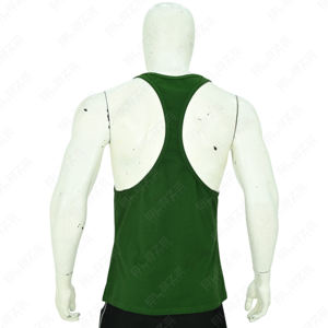 Débardeur pour hommes OEM 100% coton Gym Stringer Débardeur pour hommes Logo Plain Sport Body Building Fitness Running Vintage Ringer Top Débardeur - Product Image 2