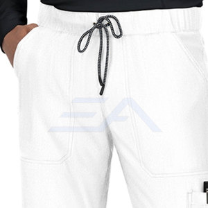 Pantalones Médicos de Pierna Recta con Cintura Ajustable, de Alta Calidad, Sin Costuras, para Uso Hospitalario, Material de Algodón/Poliéster, Detección de Agujas - Product Image 5