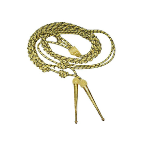 Aguilletes Uniformes Fourragere Belgas al por Mayor para Venta en Línea, Aguillete Dorado de Fábrica, Accesorios Personalizados - Product Image 1