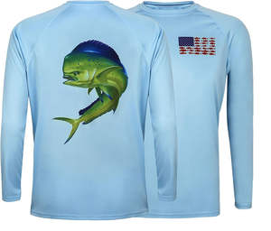 Camisas de Pesca de Manga Larga para Hombre, Protección UV, Secado Rápido, Ropa de Pesca al Aire Libre, Ligera, Ropa Deportiva, Ajuste Veraniego - Product Image 1