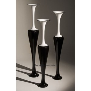 Vase trompette de luxe design moderne aspect attrayant décoration de mariage fournitures de l'Inde dernier modèle arrivée cristaux clairs - Product Image 3