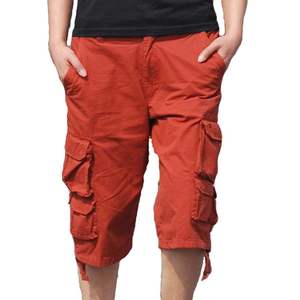 Pantalones Cortos Cargo para Hombre, Talla Grande, Cintura Elástica, 100% Algodón, Transpirables, de Secado Rápido, para Ejercicio al Aire Libre, Ropa Deportiva Elegante - Product Image 6
