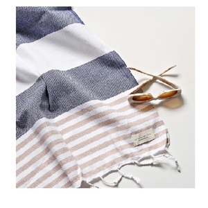 Tùy chỉnh màu xám dày mềm Terry vải bãi biển Khăn Jacquard phong cách GOTS giấy chứng nhận cát miễn phí nhanh chóng khô du lịch sử dụng khăn Bộ - Product Image 5