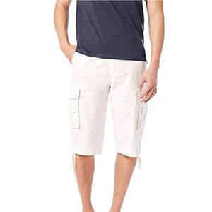 Pantalones Cortos Casuales de Algodón Pique, Transpirables, Texturizados, Ligeros, Estilo Deportivo de Verano, Pantalones Cortos Sólidos para Hombre - Product Image 3