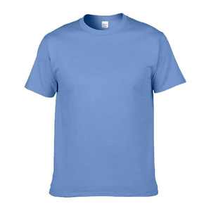 Venta al por mayor de camisetas de hombre de algodón liso cuello redondo sensación suave ajuste regular OEM logotipo y personalización del color - Product Image 6