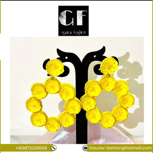 Nuevos pendientes de cuentas étnicas románticas para fiesta Festival Aniversario Compromiso Boda o regalo especial Evento Comprar ahora al mejor precio - Product Image 2