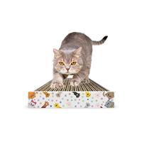 Arbre à chat en carton naturel écologique, griffoir 47x17 cm, fabriqué à Istanbul par Ata Home