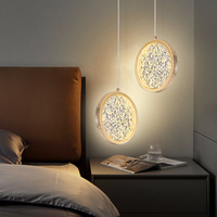 Meilleurs lustres en cristal, luminaires suspendus à LED pour chambre à coucher, salle à manger, cuisine, luminaire LED, décoration intérieure, lustre