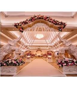 Éléphant royal porte de bienvenue pour grand mariage décor d'éléphant parfait porte de bienvenue de mariage porte d'entrée d'éléphant indien - Product Image 1