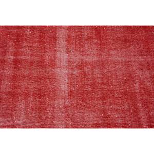 Tapis Turc Vintage Moderne Rouge 3.6 X 6.6ft Large Surface Laine Latex 10mm Patchwork pour Couloir Chambre Rectangulaire Sidekick Chevet - Product Image 5