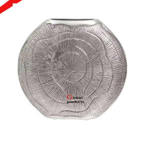 Vase à fleurs décoratif de table en aluminium en métal au look unique 2025 pour restaurant et bar d'hôtel - Product Image 5