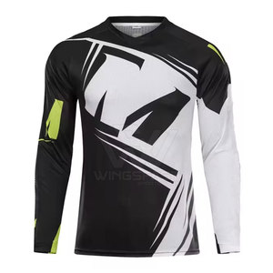 Jersey de sublimación de motocicleta de corte automatizado más vendido para hombres Jersey de sublimación de motocicleta hecho a medida - Product Image 1