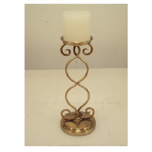 <b>Large</b> Size Brown Painted Iron <b>Candle</b> Holder Stand Decorative Design For Home Living Room Party Christmas Lighting Decoration Use - Product Image 5