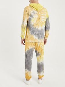 Chándal con capucha estampado Tie Dye para hombre, ligero, transpirable, personalizable, de primera calidad - Product Image 2