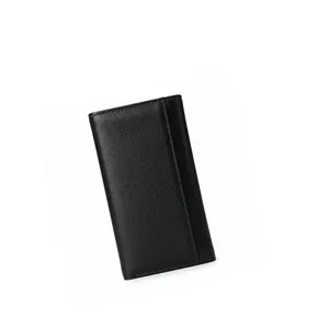 High Quality Genuine Leather <b>Wallet</b> Fold Closure Unisex Fashion <b>Black</b> Textured Intricate Detailing Featuring Iconic Characters - Product Image 3