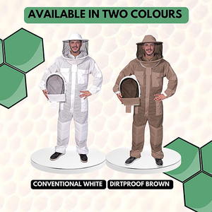 Costume d'abeille ventilé costume d'apiculture protection d'apiculteur costume en denim taureau 3 couches - Product Image 2