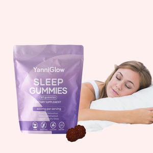 YanniGlow <span class=keywords><strong>Caramelle</strong></span> Gommose Vegane per il Sonno con Melatonina e Vitamine, Integratore Alimentare per Alleviare lo Stress e Migliorare la Qualità del Sonno per Adulti - Product Image 1