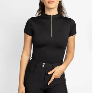 Camiseta Deportiva Personalizada para Mujer, para Montar a Caballo, Transpirable, Elástica, de Manga Corta, OEM - Product Image 1