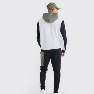 Usine directe hommes Slim Fit décontracté solide survêtement 100% coton léger confortable tissu nouveauté pas cher prix hiver - Product Image 3