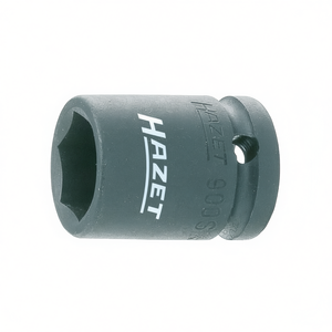 Hazet 1/2'' <b>Impact</b> <b>Socket</b> 6-Point Square with Traction Profile and Borehole - Product Image 3