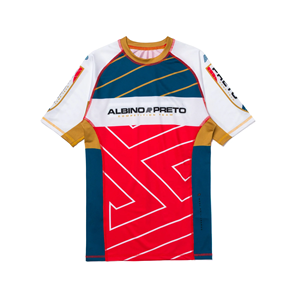 Camiseta Deportiva Transpirable con Protección UV UPF50+ para Hombre, Manga Corta Estampada, Opción de Logotipo y Color Personalizados - Product Image 1