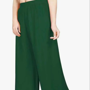 ผ้าคอตตอนและเรยอนสำหรับผู้หญิงผ้าคอตตอนคอมบ์สุดนุ่มระบายอากาศได้ดีเอวปานกลางแบบยืดหยุ่นสำหรับฤดูร้อน - Product Image 1