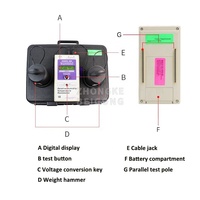 ACL-800 Environnement & Méghohmmètre, Testeur de résistance à l'humidité relative et à la température, Testeur de résistance/résistivité de surface