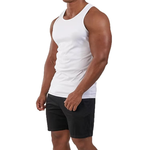 Débardeurs d'entraînement de yoga pour hommes, nouvelle mode, chemise de gymnastique mince personnalisée OEM, prix de gros bon marché - Product Image 2