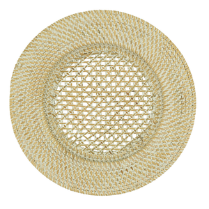 Durable Handmade Rattan Placemats Wholesale Rustic Natural Charger Plates for Table Setting Cafe Hotel Resort Use - Product Image 5