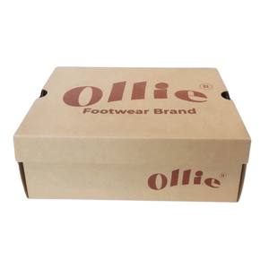 Boîte de papier en carton ondulé personnalisé de haute qualité, écologique en gros, matériaux recyclés imprimés en flexo pour l'emballage des vêtements - Product Image 3