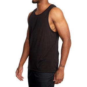 Comodidad y durabilidad inigualables, camisetas sin mangas informales de talla grande para hombre, camisetas de rendimiento bordadas de punto transpirables - Product Image 1