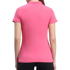 Polos transpirables al por mayor para mujer, camisetas con logotipo bordado personalizado, camisetas polo lisas de alta calidad, camisetas polo unisex personalizadas - Product Image 3