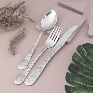Stainless Steel Cutlery <b>Set</b> Flatware <b>Set</b> Dinner Fork Knife Spoon Utensil for Home Hotel & Restaurant - Product Image 2