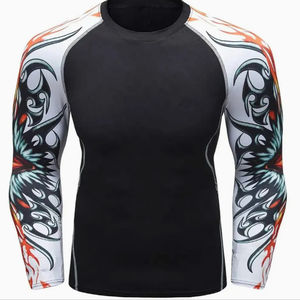 Rash Guard de haute qualité, nouveau design personnalisé, rash guard à manches longues très demandé, fabricant, respirant, OEM, rash guard pour hommes - Product Image 1