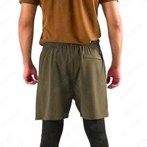 กางเกงกีฬาขาสั้นสำหรับผู้ชายกางเกงขาสั้นทรงหลวมแห้งเร็วไซส์ใหญ่พิเศษ - Product Image 4