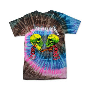 Merch Men's for <strong>Metallica</strong> Live '92 Tie Dye <strong>T</strong>-<strong>Shirt</strong> Pink Jersey Size Medium Stylish Lightweight with Silk Screen Printing - Product Image 1