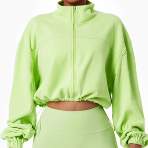 Sweat à capuche pour femmes Color Block Chenille Black Boxy Luxury Kids Plain Hoodies - Product Image 4