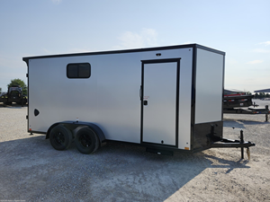 Remorque de transport fermée 7x16 de qualité supérieure, hauteur intérieure de 84 pouces, essieu tandem, fenêtre latérale en aluminium et acier, capacité de charge de 2001-3000 kg, prix abordable - Product Image 4