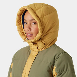 Venta al por mayor personalizada arena OEM mujer Escape Down Parka con capucha ajustable Puffer acolchado mujer burbuja y chaqueta de invierno - Product Image 4