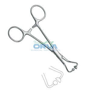 Ensemble d'instruments chirurgicaux personnalisés certifiés CE en acier inoxydable, type Backhaus, avec pince à serviette et articulation à rotule, pour la chirurgie générale - Product Image 2