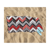 Luxury Oversized 100% Cotton Beach Towels 100x200cm 620GSM GOTS Certified Durable Sand Proof Soft Washable For Poolside Relax