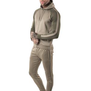 Chándales para hombre de talla grande por encargo precio al por mayor buena calidad suave tela de algodón de manga larga ropa para correr - Product Image 6
