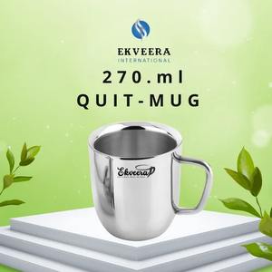 Taza ecológica duradera aislada de acero inoxidable de doble pared de grado 270 de 304 ml para café/té - Product Image 4