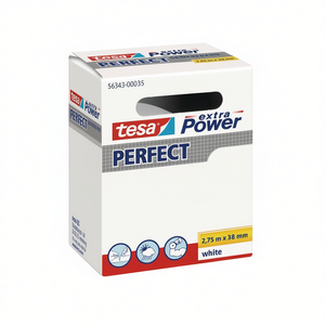 เทปผ้าสีขาว Extra Power 56343 ความยาว 2.75 ม. กว้าง 38 มม. 1 ม้วน สำหรับเทปกาวสำนักงาน TESA - Product Image 3